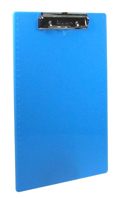Saunders Plastic Clipboard with Low Profile Clip, Teal, Letter Size, 8. ...