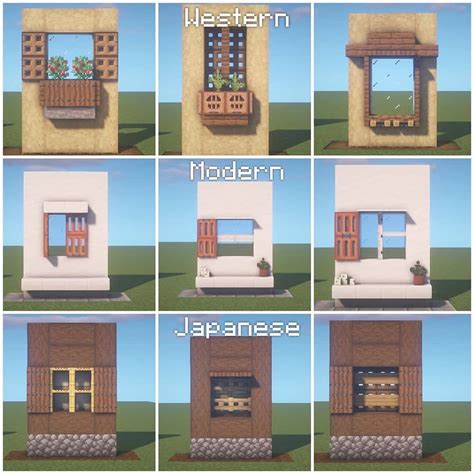 window design ideas minecraft - Yesenia Fair