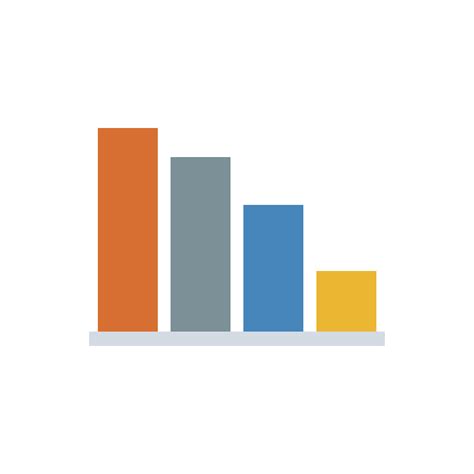 Diagrama de barras aislado ilustración gráfica - Descargar Vectores ...