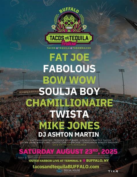 Tacos and Tequila Festival: Fat Joe Fabolous Bow Wow & Soulja Boy ...