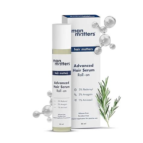 Buy Man Matters Advanced Hair Growth Serum Roll On For Hair&Beard|With ...