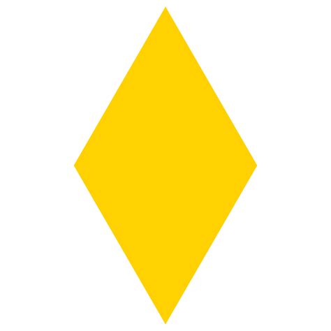 Geometric Rhombus Shape on a Transparent Background 20906686 PNG