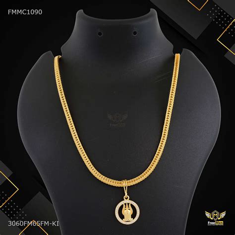 Mahakal Trishul Pendent with Snak chain for Man - FMMC1090 – Freemen®