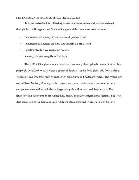 Image result for HEC-RAS Analysis