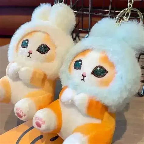 Kawaii Purr-adise Mofusand Cat Keychain