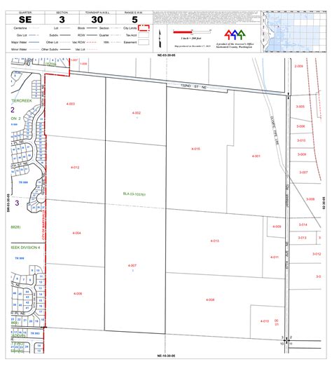 Snohomish County, WA Assessor Maps Selection