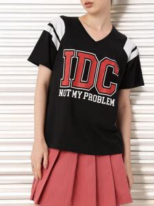 Dressberry Printed Women V Neck Black T-Shirt - Buy Dressberry Printed ...