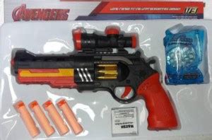 Ishan creation Gun with Jelly Shots and Soft Foam Bullets with music ...