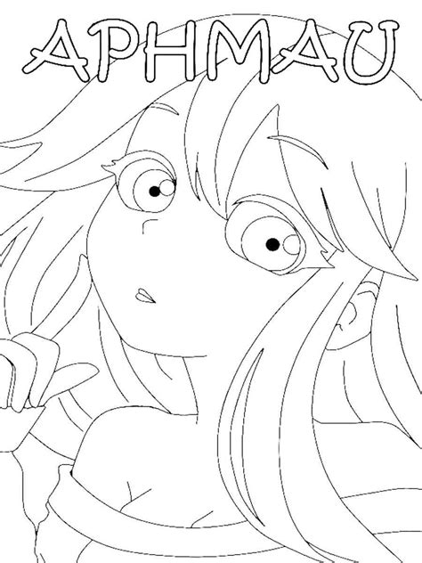 Aphmau coloring pages