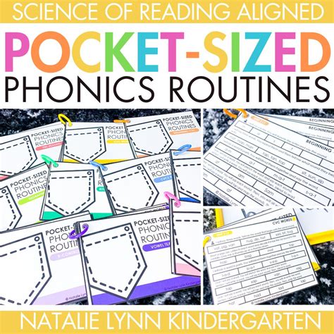 Beginning Blends Pocket-Sized Phonics Routines Science of Reading Lessons