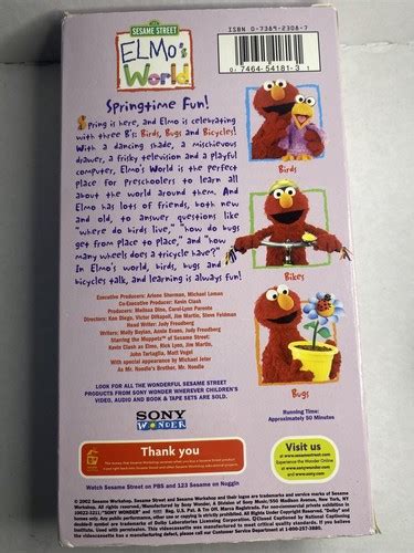 Image result for Elmo VHS Springtime Fun