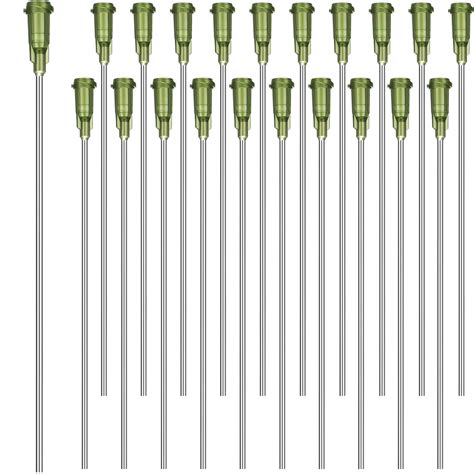 20 Pieces 14 GA 4 Inch Blunt Tip Dispensing Needle with Luer Lock ...
