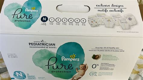 Pampers Pure New Born (NB) - Hypoallergenic Unscented Diapers for Sale ...