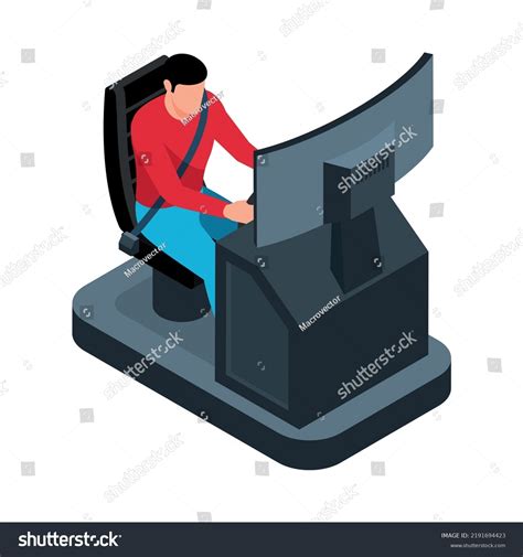 Image result for Man Driving a Racing Simulator