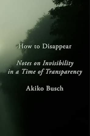 Buy How To Disappear: Notes on Invisibility in a Time of Transparency ...