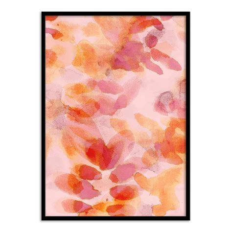 ARTWOKE Bloom Rose, Wall Art Print, Multicolor Paper with PVC Frame ...