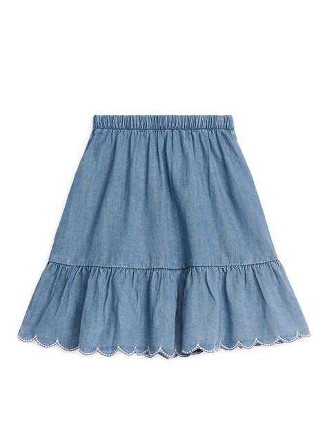 Denim Skirt – Blue – Children – ARKET DK