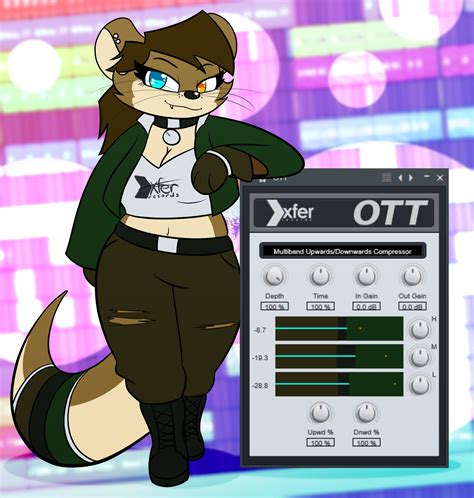 VST Plugin Fursona: OTT Otter by SlyceCaik on Newgrounds