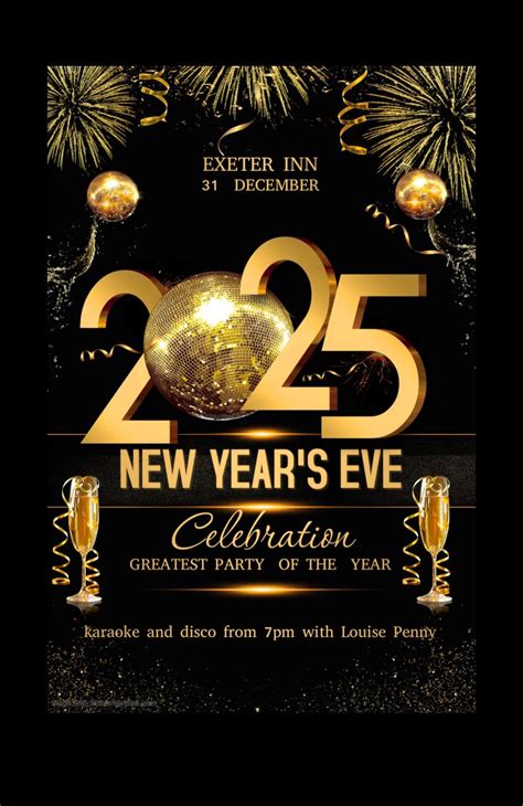 2025 New Year’s Eve party! , New Exeter, Neath, 31 December 2024 ...