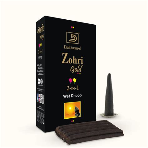 Buy Zohri Gold Wet Dhoop (10 Sticks) for Puja - 2 In 1 Fragrance ...