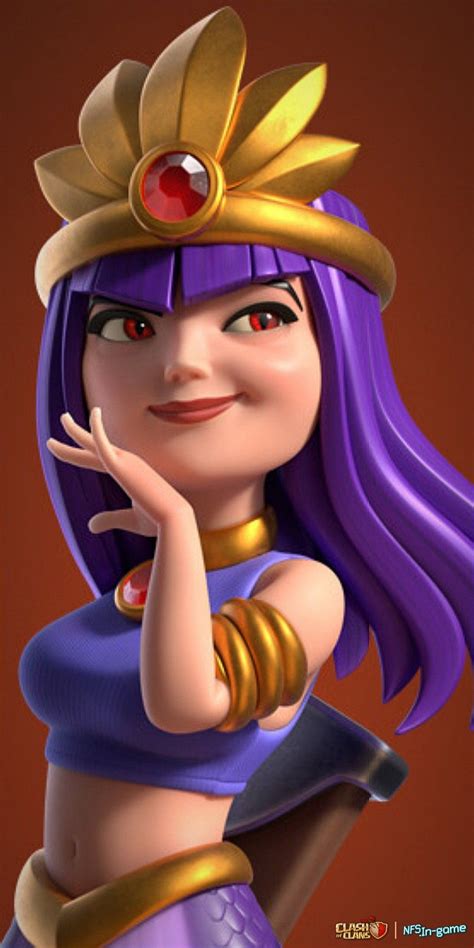 Clash of Clans | Archer Queen - Jungle Queen Skin | "Venomous Virgo ...