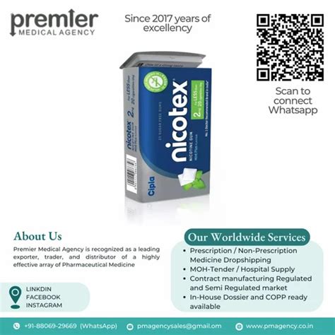 Anti Smoking Drugs - Nicotex Nicotine Sugar Free 4mg Chewing Gums Mint ...