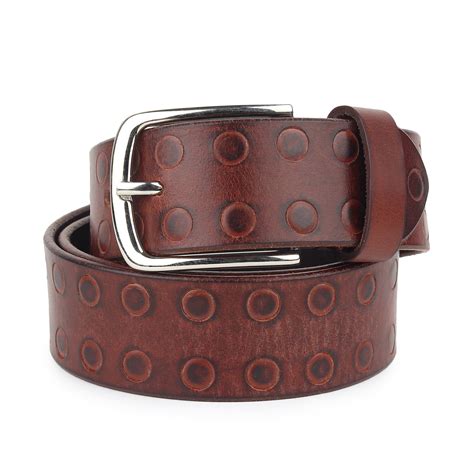 Classic Round Men's Leather Belt — MaheTri