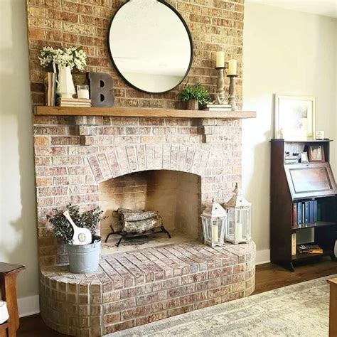 Rustic Brick Fireplace Designs Rustic Woodworking Fireplace Mantel