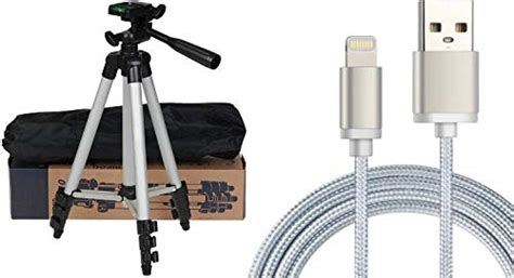 S Comm Combo Pack of 2 Portable and Foldable Camera Tripod with Mobile ...