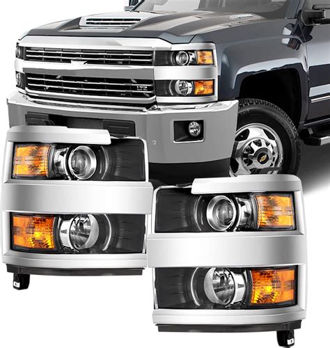 Amazon.com: TUSDAR Fits For 2015-2019 Chevy Silverado 2500HD 3500HD ...