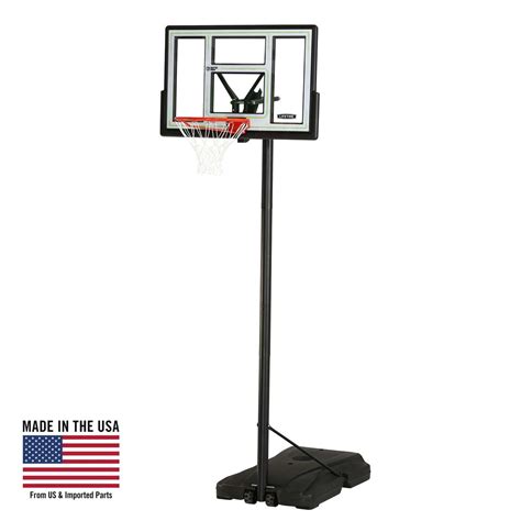 Lifetime 46 inch Shatterproof Polycarbonate Portable Basketball Hoop ...