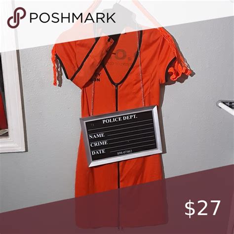 Spirit Halloween Costume - Women's Inmate Prisoner Jail