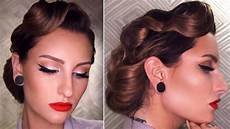 50s Hairstyles Hair Tutorial by 50 S Inspired Vintage Updo Hairstyle Tutorial 50s Hairstyles Hair Tutorial