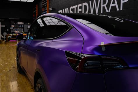Tesla Model Y Matte metallic purple | Twiisted Wrap