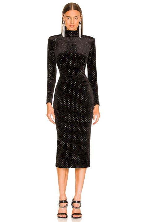 DUNDAS x REVOLVE Aurora Midi Dress in Black Multi | REVOLVE