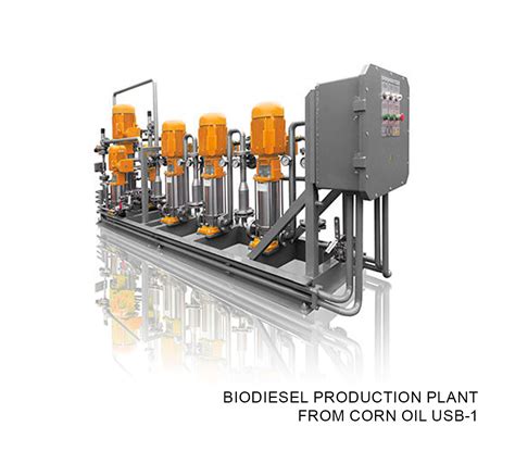 Biodiesel production plant from corn oil USB-1 - GlobeCore.com