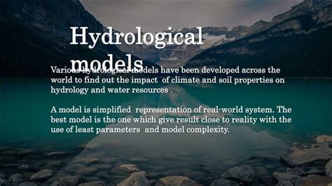 Image result for Hydrological Model Basics
