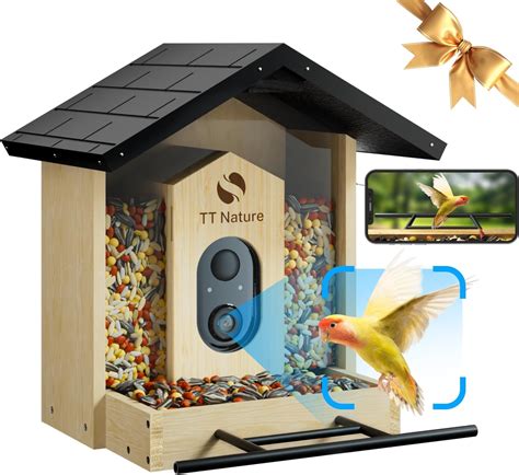 Amazon.com : SOLIOM BF09 Bird Feeder with Camera Wireless Outdoor,Smart ...