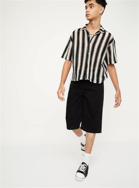 Buy Boys Oversized Crochet Resort Shirt Online at just Rs. 649.0 ...