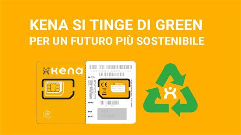 Kena Mobile presenta le Half SIM Green, piccole e in plastica riciclata
