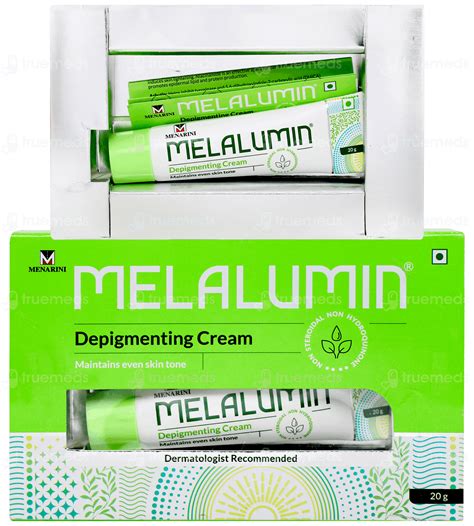 Melalumin Depigmenting Cream 20 Gm - Uses, Side Effects, Dosage, Price ...