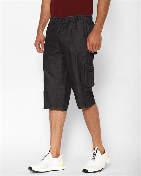 Buy Men's Black Shorts Online at Bewakoof