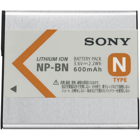 Sony Np-Bn N-Series Rechargeable Battery Pack For Select Cameras (3.6V ...