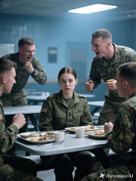 Four Recruits With Bad Intentions Surrounded Her In The Mess Hall — 45 ...