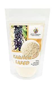 Jioo Organics Kaunch Seeds Powder White | Kaunch K Beej safed | 100 gm ...