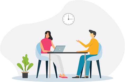 Job Interview Vector Illustrations and Clip Art 20542474 Vector Art at ...