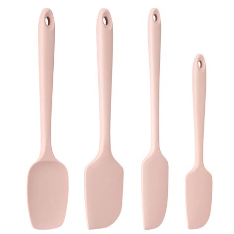 Buy Silicone Spatulas Heat Resistant Kitchen Cooking Utensils Food ...