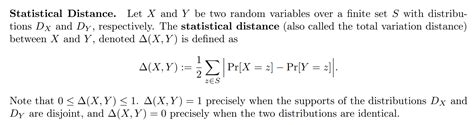 Image result for Statistical Distance Examples