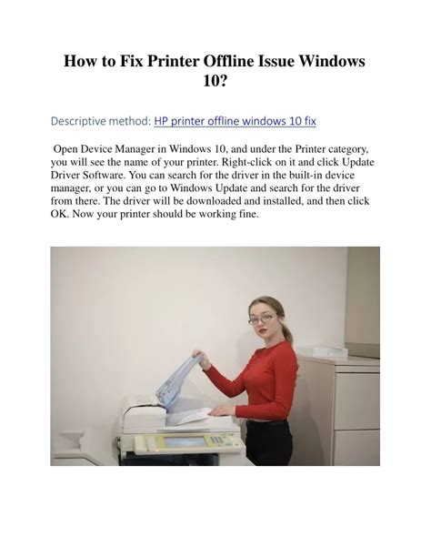 Image result for Printer Offline How to Fix