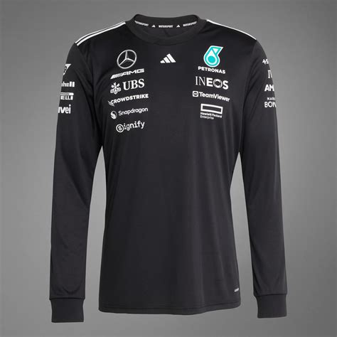 adidas MERCEDES - AMG PETRONAS FORMULA ONE TEAM DRIVER JERSEY LONG ...